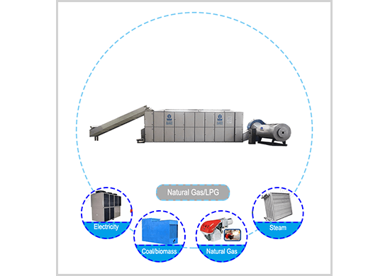Pepper drying machine